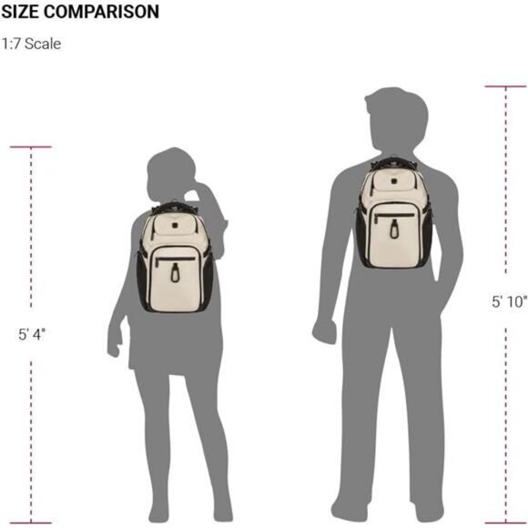 SwissGear Endure Scansmart Laptop Backpack, Vintage Khaki, 17.75-Inch main image 8